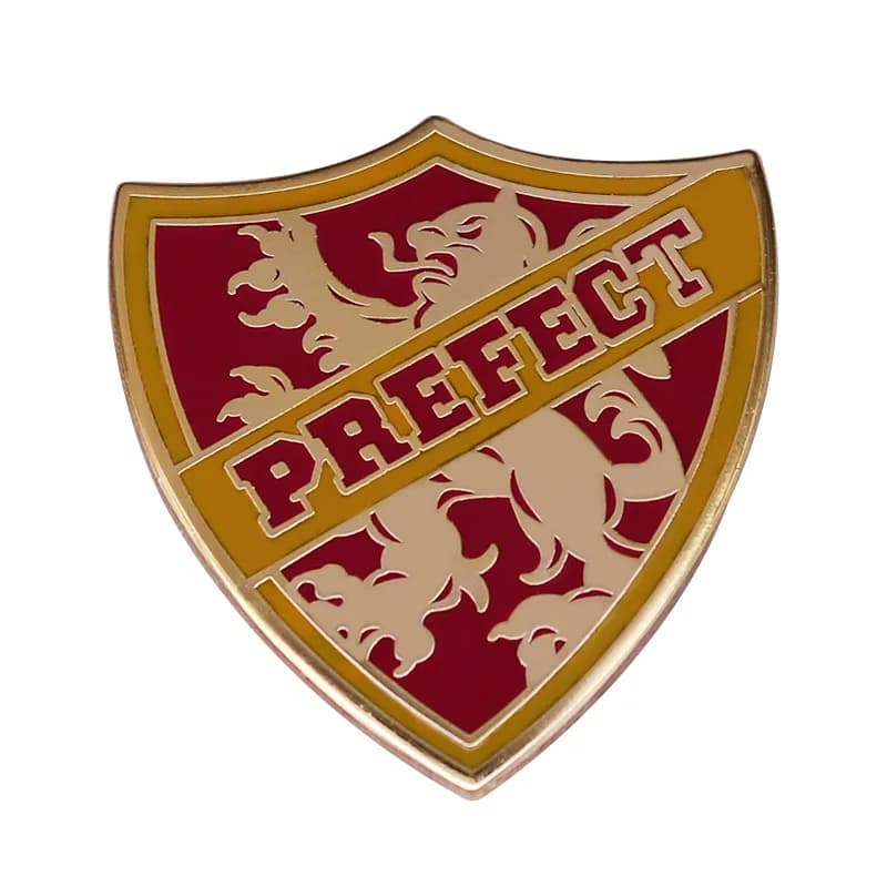 Gryffindors Prefect house Lion Shield Lapel Pin brooch