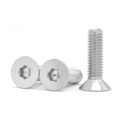 2/5/10/50pc M1.6 M2 M2.5 M3 M4 M5 M6 M8 M10 A2 Stainless Steel Hexagon Hex Socket Head Flat Countersunk Allen Bolt Screw DIN7991