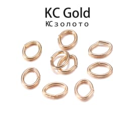 100/300pcs/lot 4-8mm Metal Mixe Color Oval Jump Rings Split Open Rings Connectors For DIY Jewelry Findings Making Supplies