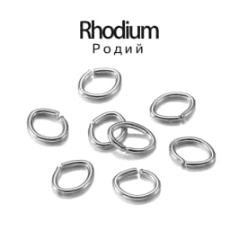 100/300pcs/lot 4-8mm Metal Mixe Color Oval Jump Rings Split Open Rings Connectors For DIY Jewelry Findings Making Supplies