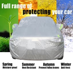 Car Cover Auto Outdoor Anti-UV Sun Shade Rain Snow Resistant Cover Dustproof For Audi A3 S3