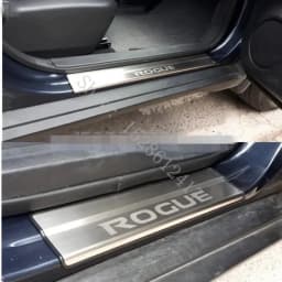 Stainless Steel Door Sill Car Styling For Nissan Rogue X-Trail T32 2014-2019 2020 Pedal Scuff Cover Protector Sticker