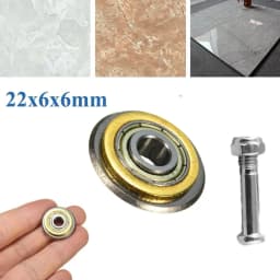 Manual Tile Brick Cutter Carbide Bearing Ceramic Cutting Wheel Cutter Bearing Wheel Replacement Machine 22mm