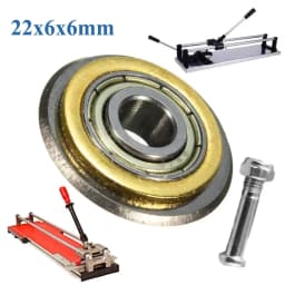 Manual Tile Brick Cutter Carbide Bearing Ceramic Cutting Wheel Cutter Bearing Wheel Replacement Machine 22mm