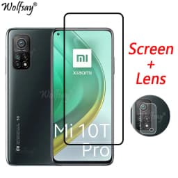 Full Cover Tempered Glass For Xiaomi Mi 10T Pro 5G Screen Protector Mi 10T 11T 12X 12 Lite Camera Glass For Xiaomi 12T Pro Glass