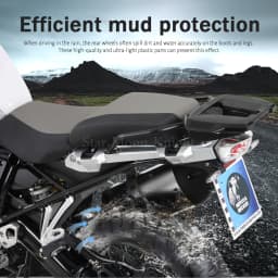 Rear Wheel Mudsling Inner Fender Mudguard Extension Splash Guard Pillion Footrest Holder For BMW R1200GS R1250GS LC Adventure
