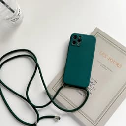 Crossbody Necklace Strap Lanyard Cord Liquid Silicone Phone Case For iphone 16 15 14 13 12 MiNi 11 Pro X XR XS Max 7 8Plus Cover