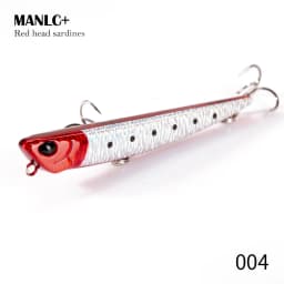 Hunthouse Bay RUF MANIC 75mm/8g Sinking Pencil Fishing Lure Stickbait BKK Hook Hard Lure for Seabass Fish