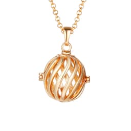 New Mexico Chime Music Ball Caller 4 Colors Owl Pendant Vintage Pregnancy Aroma Necklace Essential Oil Diffuser Lockets Jewelry