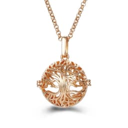 New Mexico Chime Music Ball Caller 4 Colors Owl Pendant Vintage Pregnancy Aroma Necklace Essential Oil Diffuser Lockets Jewelry