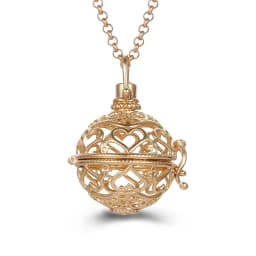 New Mexico Chime Music Ball Caller 4 Colors Owl Pendant Vintage Pregnancy Aroma Necklace Essential Oil Diffuser Lockets Jewelry