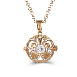 New Mexico Chime Music Ball Caller 4 Colors Owl Pendant Vintage Pregnancy Aroma Necklace Essential Oil Diffuser Lockets Jewelry