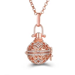 New Mexico Chime Music Ball Caller 4 Colors Owl Pendant Vintage Pregnancy Aroma Necklace Essential Oil Diffuser Lockets Jewelry