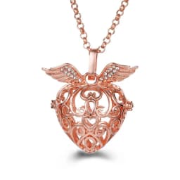 New Mexico Chime Music Ball Caller 4 Colors Owl Pendant Vintage Pregnancy Aroma Necklace Essential Oil Diffuser Lockets Jewelry