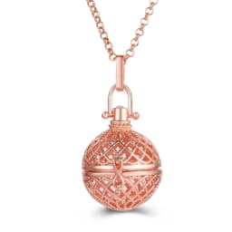 New Mexico Chime Music Ball Caller 4 Colors Owl Pendant Vintage Pregnancy Aroma Necklace Essential Oil Diffuser Lockets Jewelry