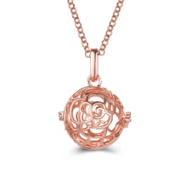 New Mexico Chime Music Ball Caller 4 Colors Owl Pendant Vintage Pregnancy Aroma Necklace Essential Oil Diffuser Lockets Jewelry