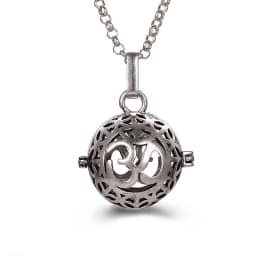 New Mexico Chime Music Ball Caller 4 Colors Owl Pendant Vintage Pregnancy Aroma Necklace Essential Oil Diffuser Lockets Jewelry