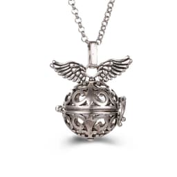 New Mexico Chime Music Ball Caller 4 Colors Owl Pendant Vintage Pregnancy Aroma Necklace Essential Oil Diffuser Lockets Jewelry