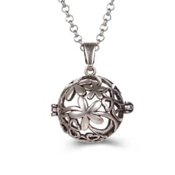 New Mexico Chime Music Ball Caller 4 Colors Owl Pendant Vintage Pregnancy Aroma Necklace Essential Oil Diffuser Lockets Jewelry