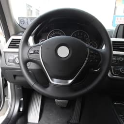 Car Carbon Fiber Interior Steering Wheel Decorative Frame Panel Cover Trim For BMW 3 Series F30 F32 F34 2013-2019 Accessories