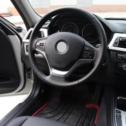 Car Carbon Fiber Interior Steering Wheel Decorative Frame Panel Cover Trim For BMW 3 Series F30 F32 F34 2013-2019 Accessories