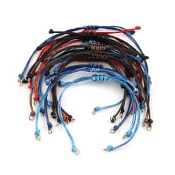 5PCs Handmade Wax Thread Braided Bracelets Adjustable Woven Bracelet Accessories For Jewelry Making Diy  Connector Bracelet Gift