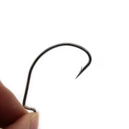 20pcs/lot Texan Hooks High Carbon Steel Offset Hook Karpervissen Fishhooks Lure Softjerk 8#~-5/0 Anzuelos Pesca Fishing Tackle