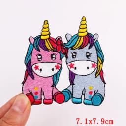 Mushroom Applique Embroidered Patches On Kids Clothes DIY Iron On Patches Cartoon Patches For Clothing Stickers Animal Badges