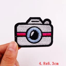 Mushroom Applique Embroidered Patches On Kids Clothes DIY Iron On Patches Cartoon Patches For Clothing Stickers Animal Badges