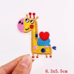 Mushroom Applique Embroidered Patches On Kids Clothes DIY Iron On Patches Cartoon Patches For Clothing Stickers Animal Badges