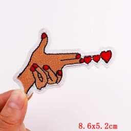 Mushroom Applique Embroidered Patches On Kids Clothes DIY Iron On Patches Cartoon Patches For Clothing Stickers Animal Badges