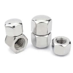 1/20pcs 304 A2-70 Stainless Steel Hex Hexagon Short Low Thin Cap Acorn Nut M3 M4 M5 M6 M8 M10 M12 M14 M16 Cover Blind Nut DIN917