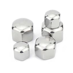 1/20pcs 304 A2-70 Stainless Steel Hex Hexagon Short Low Thin Cap Acorn Nut M3 M4 M5 M6 M8 M10 M12 M14 M16 Cover Blind Nut DIN917