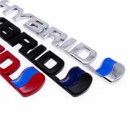 3 Styles Car Decoration for Toyota Prius Camry Crown Auris Rav4 3D HYBRID Car Logo Stickers Refitting Metal Emblem Badge Decal