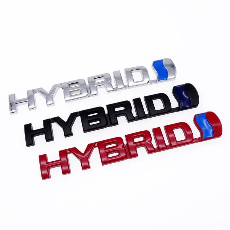 3 Styles Car Decoration for Toyota Prius Camry Crown Auris Rav4 3D HYBRID Car Logo Stickers Refitting Metal Emblem Badge Decal