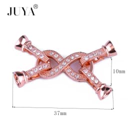 Hot Sale Fashion Clasps Accessories DIY Jewellery Findings Components Fit Making Multi Strand Pearl Bracelets Necklaces Clasp