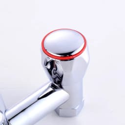 2pcs/Set Faucet Handle Knob Metal Replacement Hot Cold Tap Switch Home Kitchen Bathroom Hotel Washbasin Sink Accessories