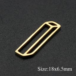 10pcs/lot 316 Stainless Steel Heart Geometric DIY Earring Charm Connector Wholesale Top Quality Findings Accpet OEM Order