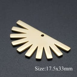 10pcs/lot 316 Stainless Steel Heart Geometric DIY Earring Charm Connector Wholesale Top Quality Findings Accpet OEM Order