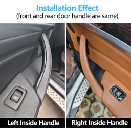 LHD RHD Car Interior Front Rear Passenger Door Left Right Pull Handle Cover Inside Trim For BMW X5 X6 E70 E71 E72 2007-2014