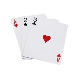 1 Set 3 Cards Monte Magic Cards Three Cards Poker Monte Card Trick Easy Classic Magic Tricks For Close Up Magic Illusion C2019