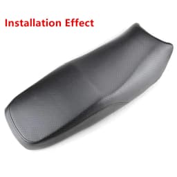Motorcycle PU Leather Seat Cover Black Waterproof Motorbike Cushion Pad Accessories For Yamaha YBR 125 Ybr125 2005-2009  YS150