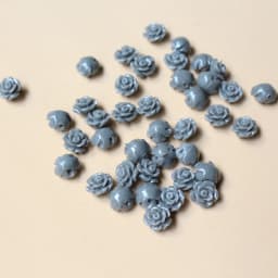 50pcs/Lot 6mm Artificial Coral Beads Cabochon Camelia Flower Shape Multi-Color Fashion Beads for Jewelry Making DIY Accessories