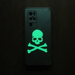 Car Stickers Hazard Warning Skulls Crossbones Reflective Decals For Rearview Mirrors Windshield Bumper Trunk Motorcycle