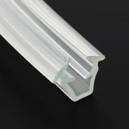 2M EPDM U Shaped Rubber Sealing Strip For 5mm Thickness Aluminium Alloy Glass Door Window Windproof Sound Seal Home Accessories