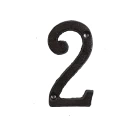 Metal Letters Numbers Cast Iron Decoration House Sign Doorplate DIY Cafe Wall CLH@8