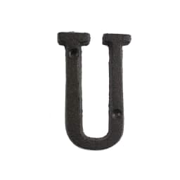 Metal Letters Numbers Cast Iron Decoration House Sign Doorplate DIY Cafe Wall CLH@8