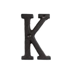 Metal Letters Numbers Cast Iron Decoration House Sign Doorplate DIY Cafe Wall CLH@8