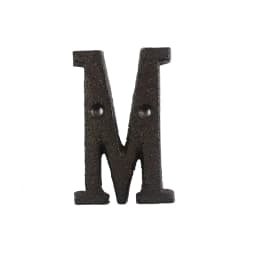 Metal Letters Numbers Cast Iron Decoration House Sign Doorplate DIY Cafe Wall CLH@8