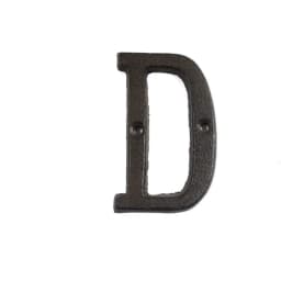 Metal Letters Numbers Cast Iron Decoration House Sign Doorplate DIY Cafe Wall CLH@8